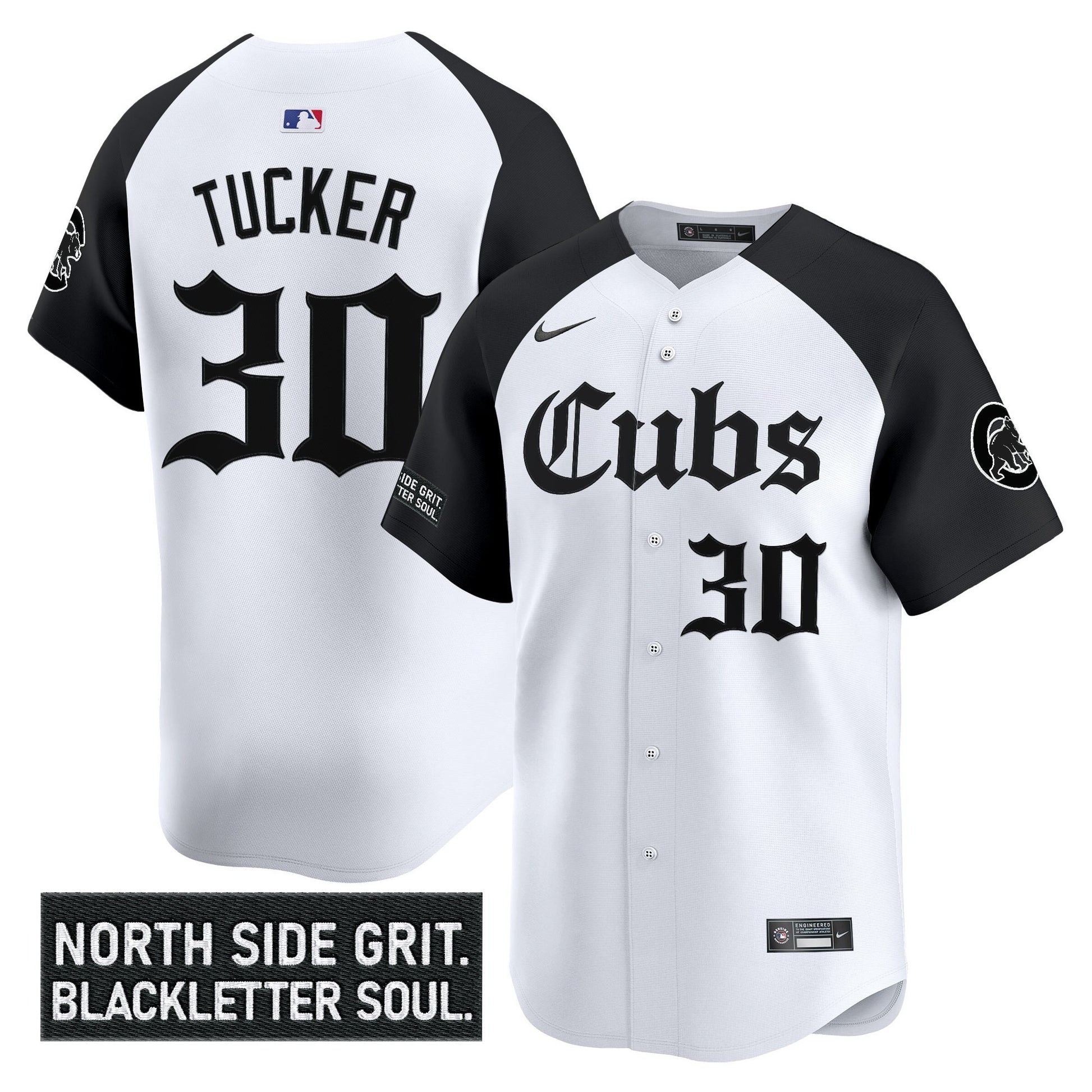 Men's Chicago Cubs 'Gothic North Side Edition' Vapor Premier Limited Jersey - All Stitched