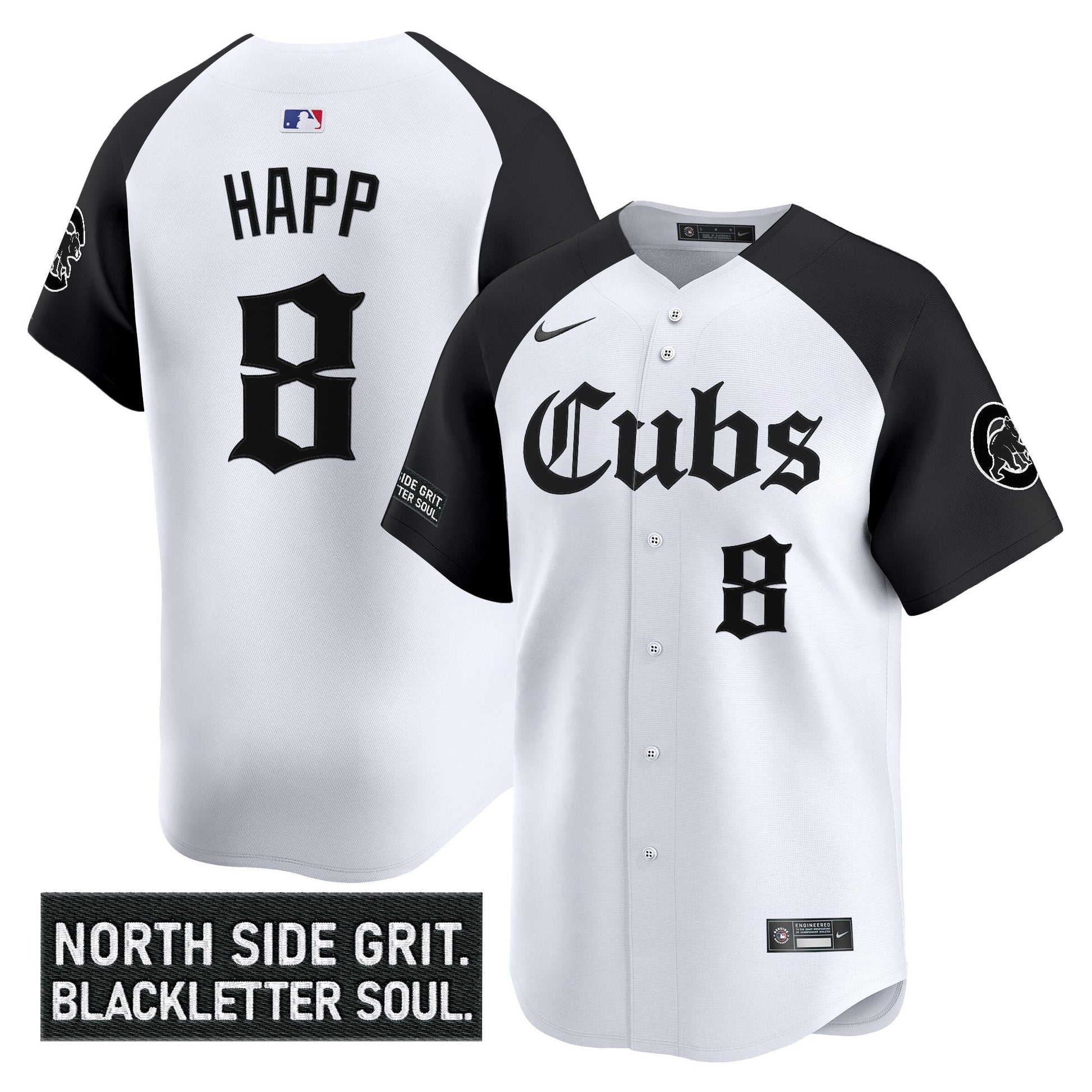 Men's Chicago Cubs 'Gothic North Side Edition' Vapor Premier Limited Jersey - All Stitched