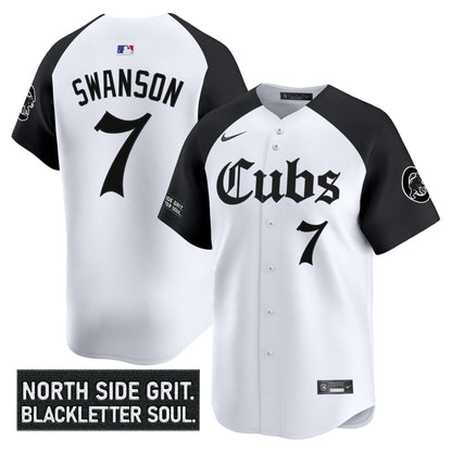 Men's Chicago Cubs 'Gothic North Side Edition' Vapor Premier Limited Jersey - All Stitched