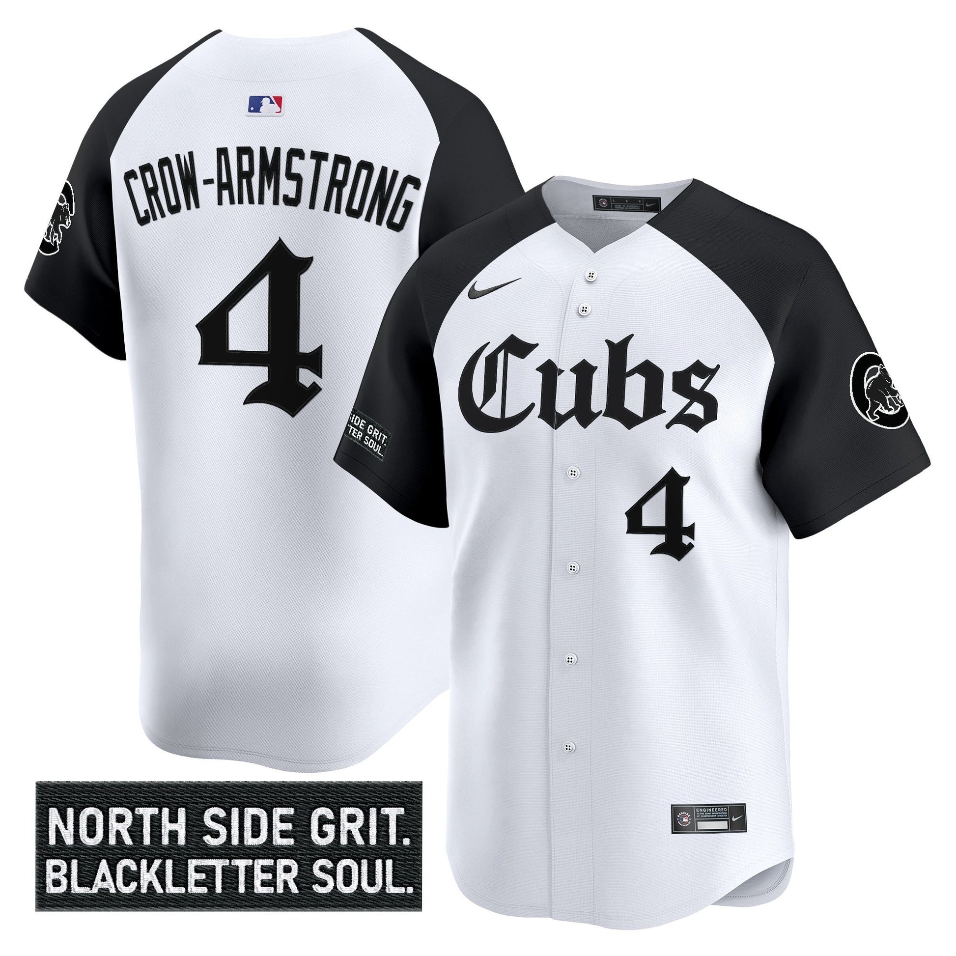 Men's Chicago Cubs 'Gothic North Side Edition' Vapor Premier Limited Jersey - All Stitched