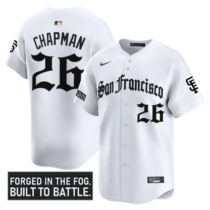 Men's San Francisco Giants 'Gothic Fog Edition' Vapor Premier Limited Jersey - All Stitched