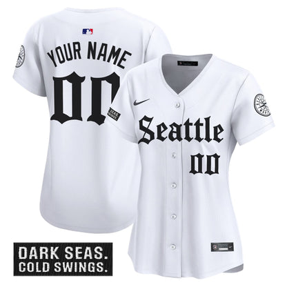 Seattle Mariners 'Deep Sea Gothic Edition' Vapor Premier Limited Custom Jersey - All Stitched