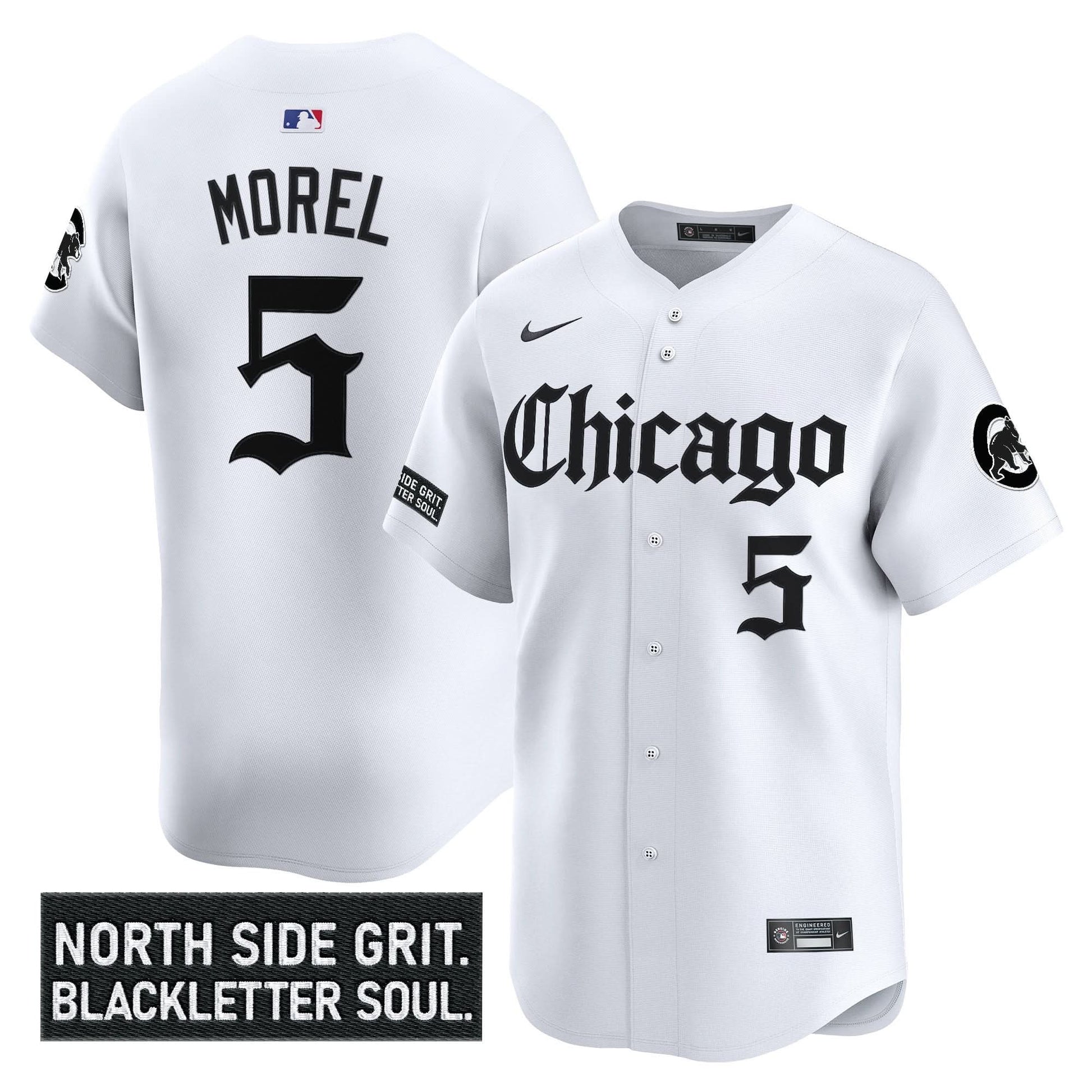 Men's Chicago Cubs 'Gothic North Side Edition' Vapor Premier Limited Jersey V2 - All Stitched