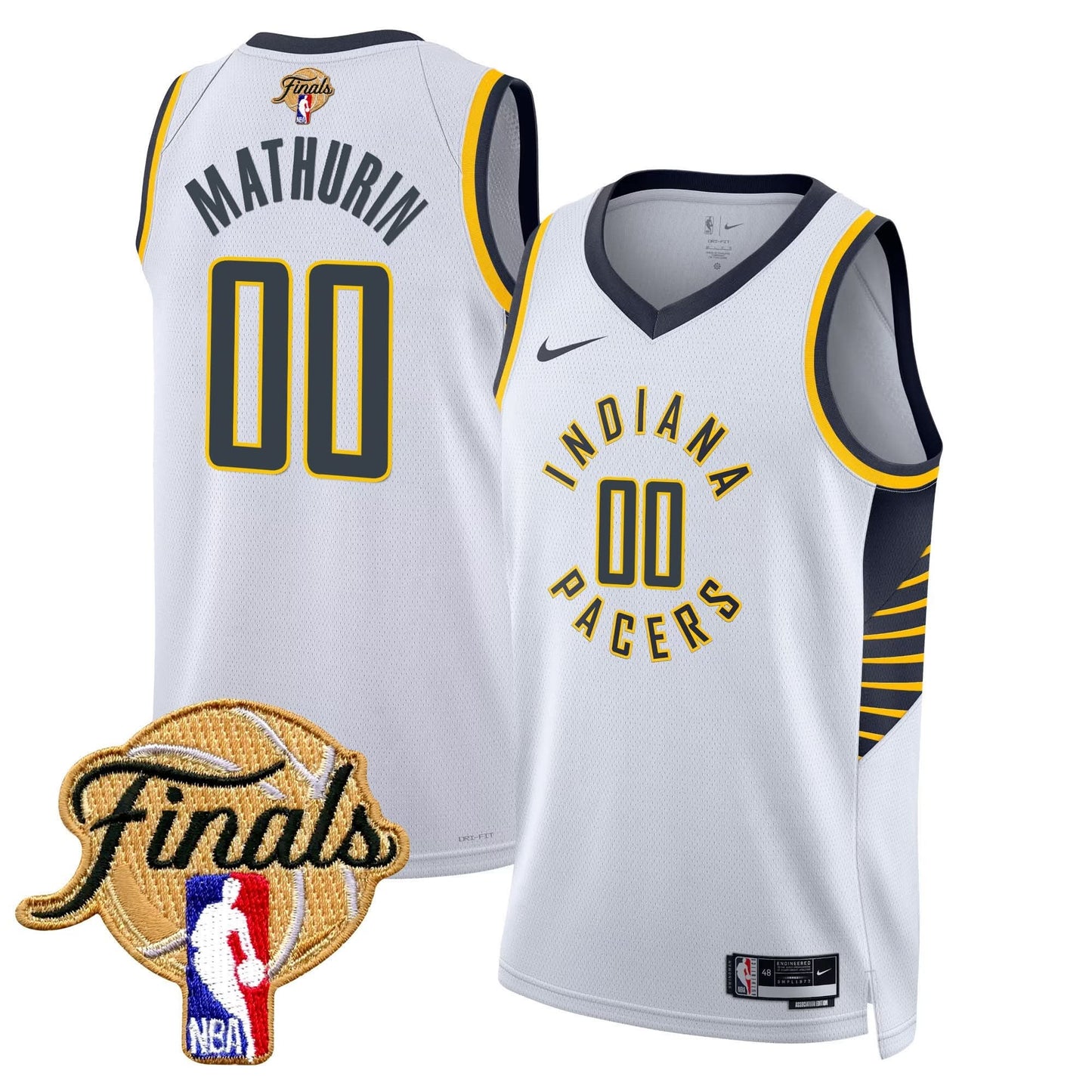 Men's Indiana Pacers 2025 Finals Swingman Jersey - All Stitched