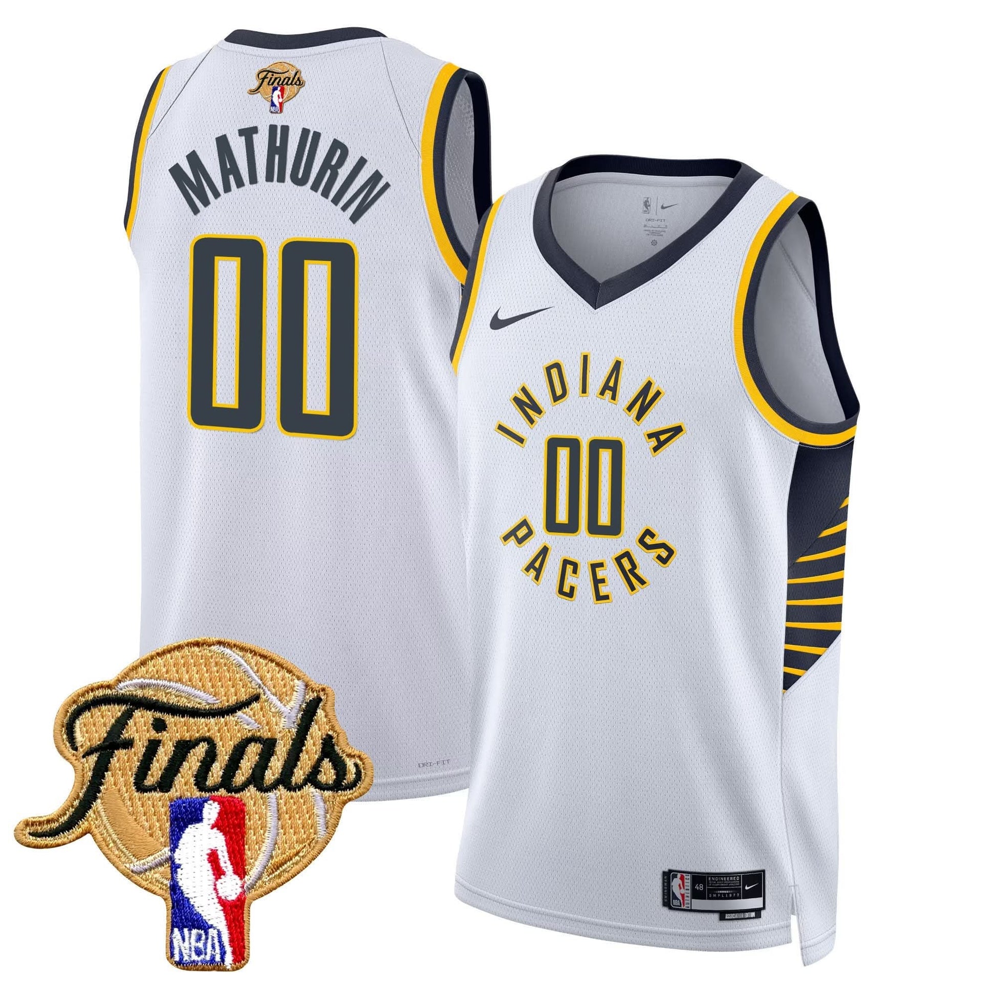 Men's Indiana Pacers 2025 Finals Swingman Jersey - All Stitched