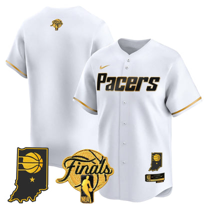 Indiana Pacers 2025 Finals Vapor Baseball Jersey - All Stitched