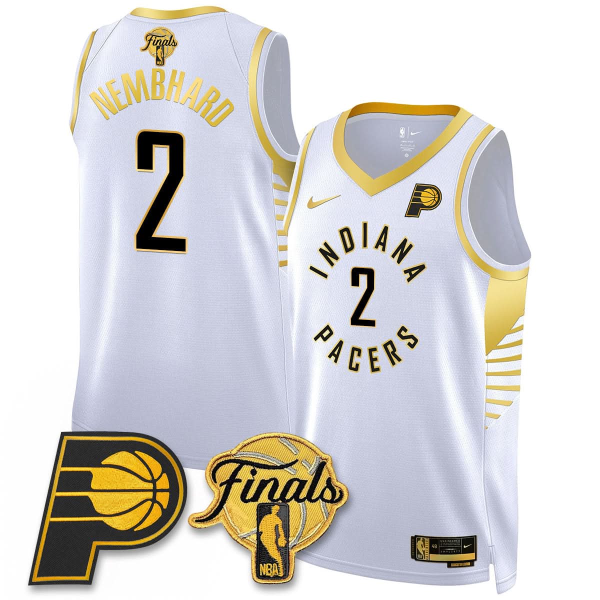 Indiana Pacers Swingman Jersey Final Patch - All Stitched