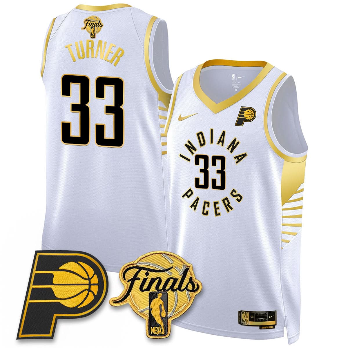 Indiana Pacers Swingman Jersey Final Patch - All Stitched