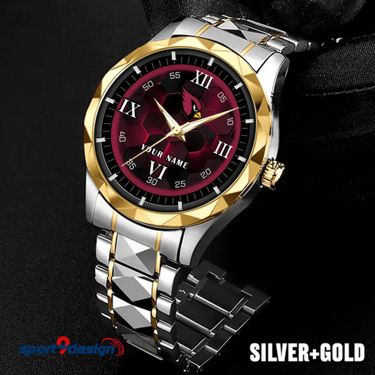 Arizona Cardinals Luxury Diamond Men Watch Trending 2025