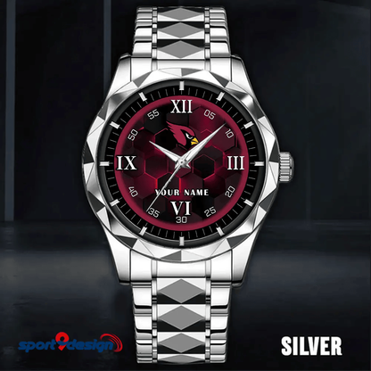 Arizona Cardinals Luxury Diamond Men Watch Trending 2025