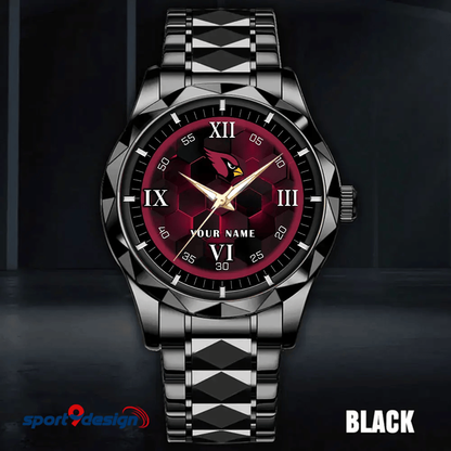 Arizona Cardinals Luxury Diamond Men Watch Trending 2025