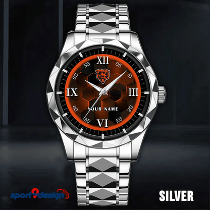 Chicago Bears Luxury Diamond Men Watch Trending 2025