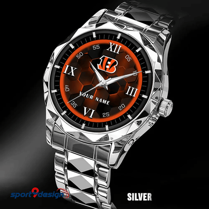 Cincinnati Bengals Luxury Diamond Men Watch Trending 2025