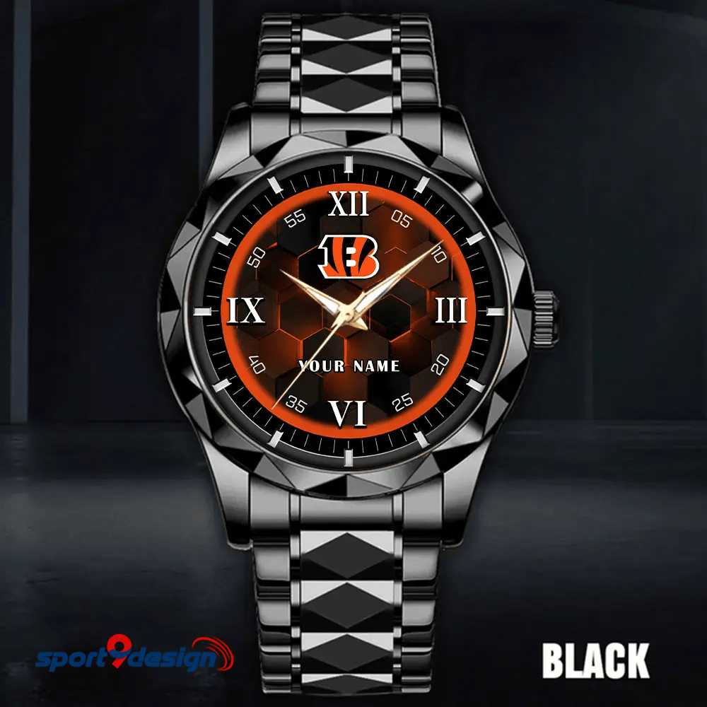 Cincinnati Bengals Luxury Diamond Men Watch Trending 2025