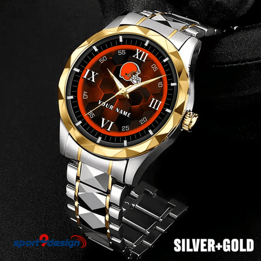 Cleveland Browns Luxury Diamond Men Watch Trending 2025