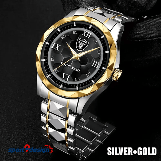 Las Vegas Raiders Luxury Diamond Men Watch Trending 2025