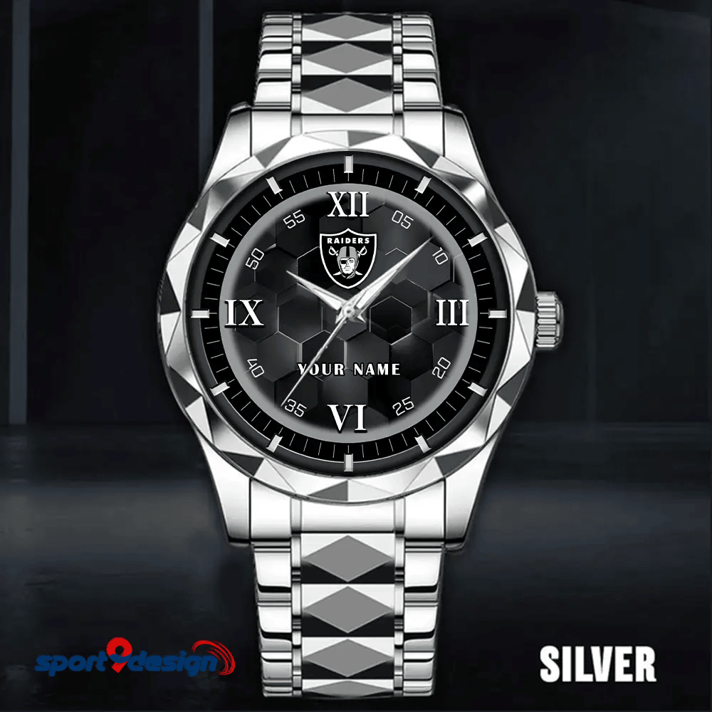 Las Vegas Raiders Luxury Diamond Men Watch Trending 2025