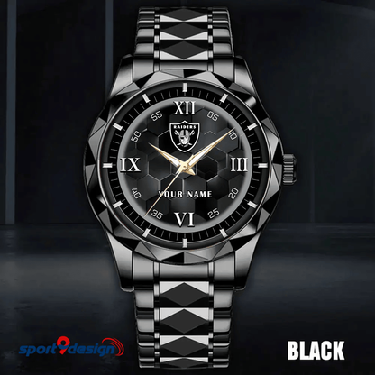 Las Vegas Raiders Luxury Diamond Men Watch Trending 2025