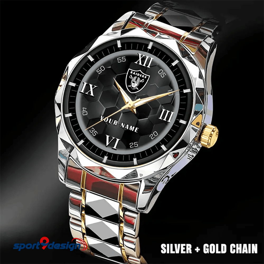 Las Vegas Raiders Luxury Diamond Men Watch Trending 2025