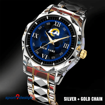 Los Angeles Rams Luxury Diamond Men Watch Trending 2025