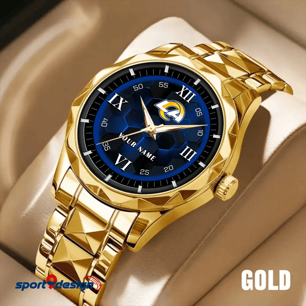 Los Angeles Rams Luxury Diamond Men Watch Trending 2025