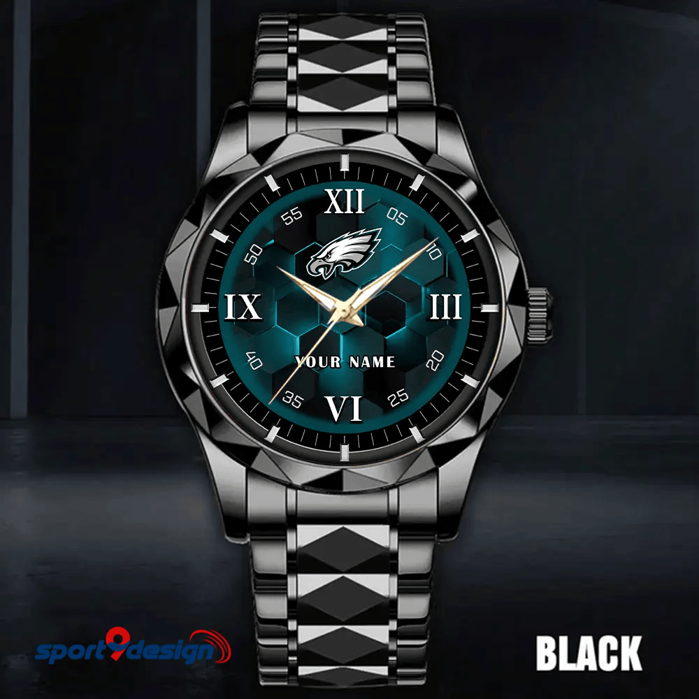 Philadelphia Eagles Luxury Diamond Men Watch Trending 2025