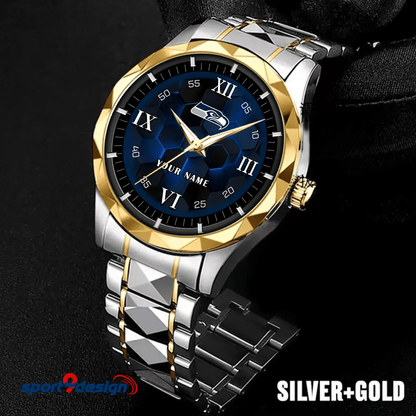 Seattle Seahawks Luxury Diamond Men Watch Trending 2025