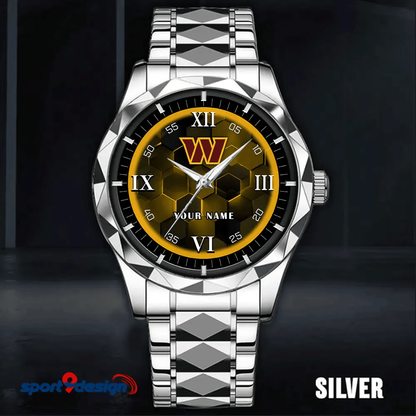 Washington Commanders Luxury Diamond Men Watch Trending 2025