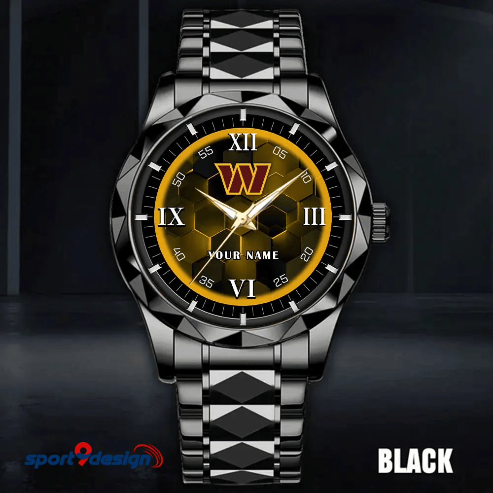 Washington Commanders Luxury Diamond Men Watch Trending 2025