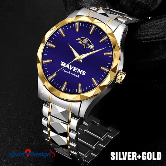Baltimore Ravens Luxury Diamond Men Watch Trending 2025