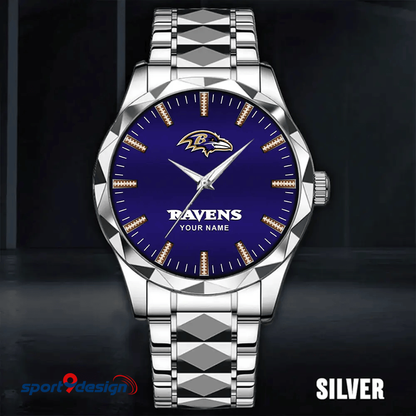 Baltimore Ravens Luxury Diamond Men Watch Trending 2025