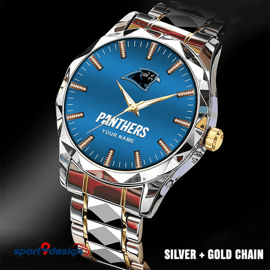 Carolina Panthers Luxury Diamond Men Watch Trending 2025