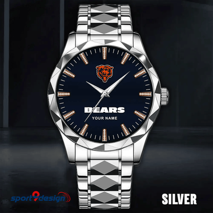Chicago Bears Luxury Diamond Men Watch Trending 2025