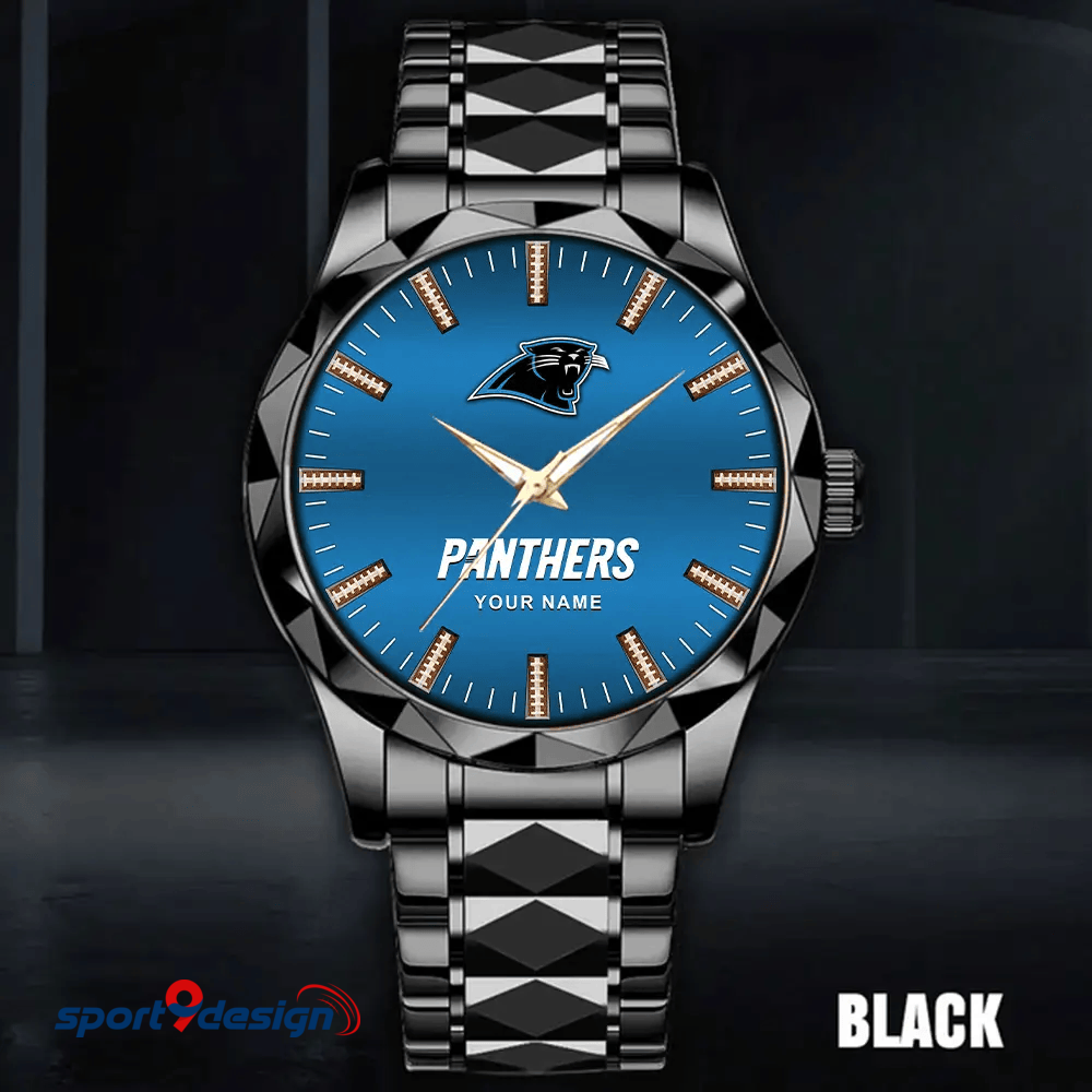 Carolina Panthers Luxury Diamond Men Watch Trending 2025