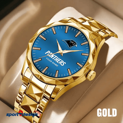 Carolina Panthers Luxury Diamond Men Watch Trending 2025