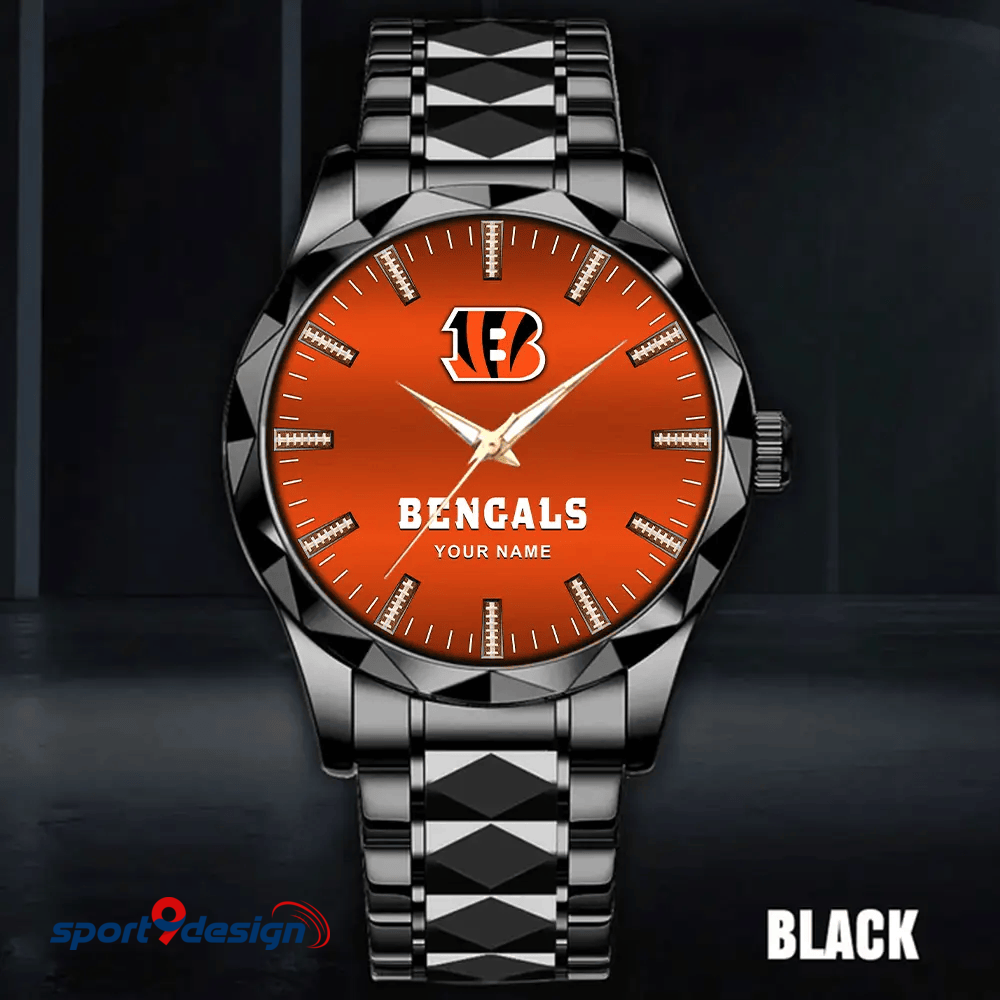 Cincinnati Bengals Luxury Diamond Men Watch Trending 2025
