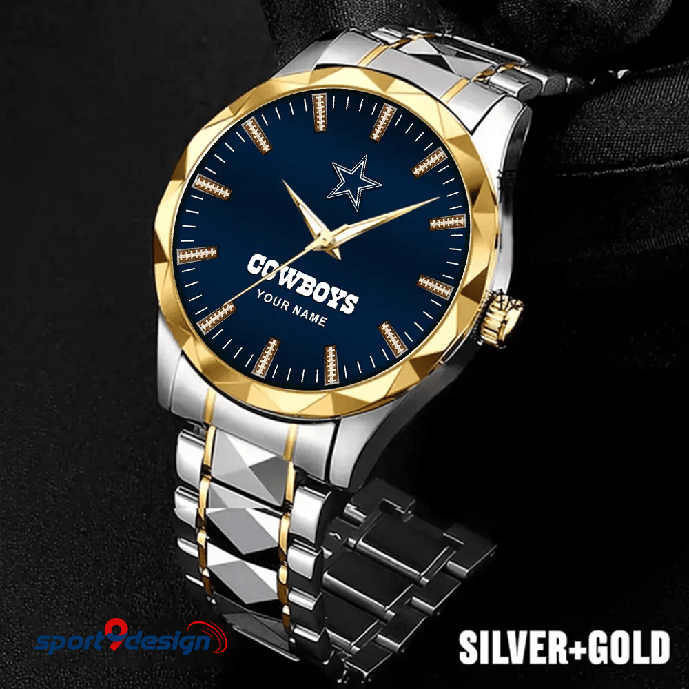 Dallas Cowboys Luxury Diamond Men Watch Trending 2025