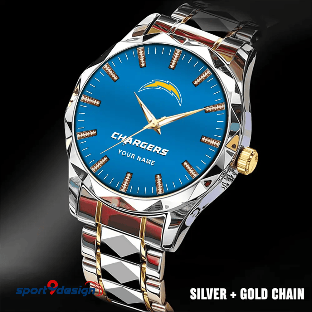 Los Angeles Chargers Luxury Diamond Men Watch Trending 2025
