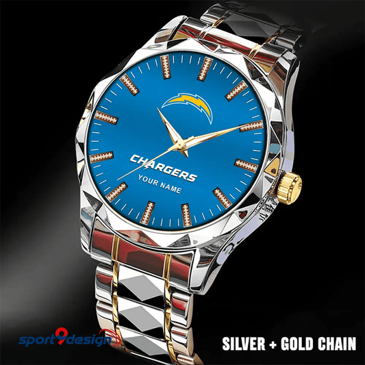 Los Angeles Chargers Luxury Diamond Men Watch Trending 2025