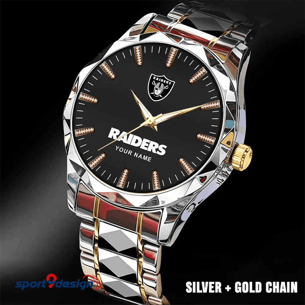 Las Vegas Raiders Luxury Diamond Men Watch Trending 2025
