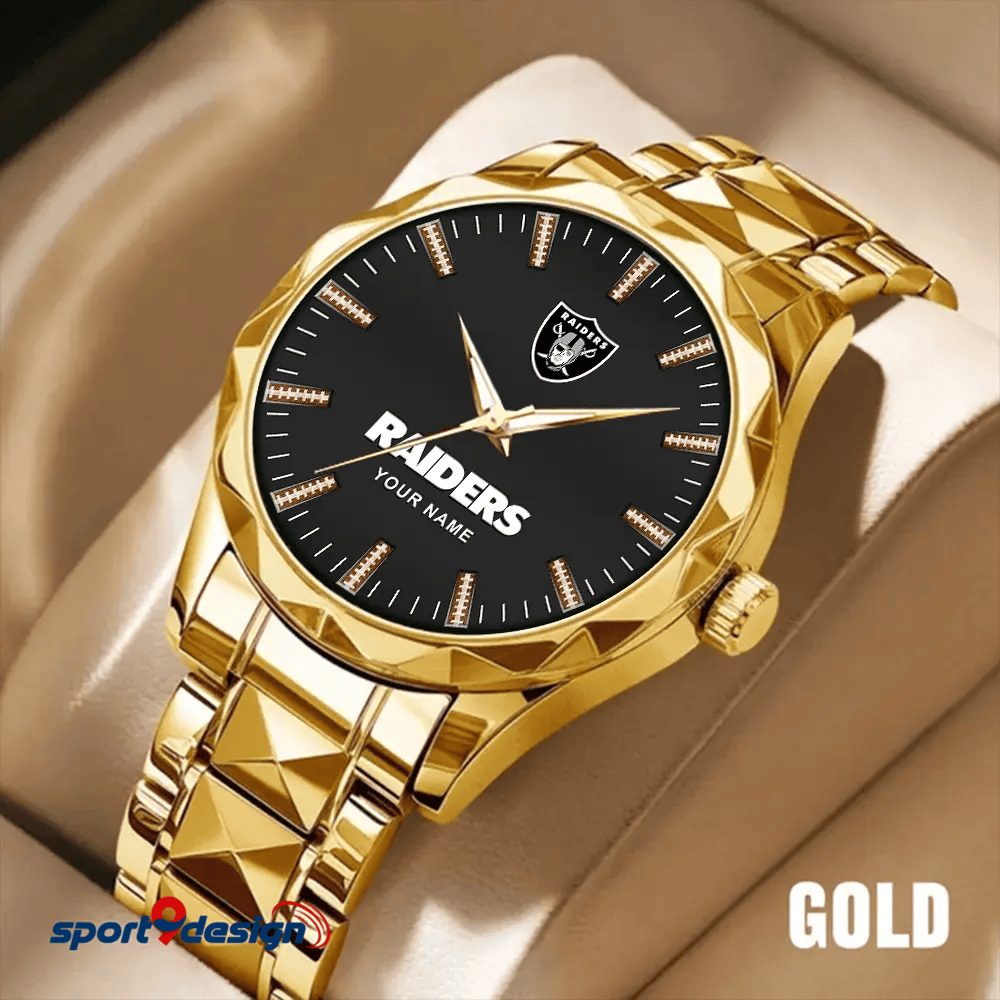 Las Vegas Raiders Luxury Diamond Men Watch Trending 2025