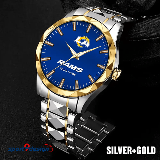 Los Angeles Rams Luxury Diamond Men Watch Trending 2025