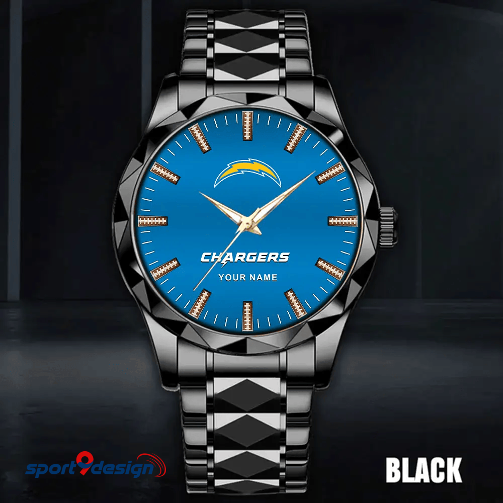Los Angeles Chargers Luxury Diamond Men Watch Trending 2025