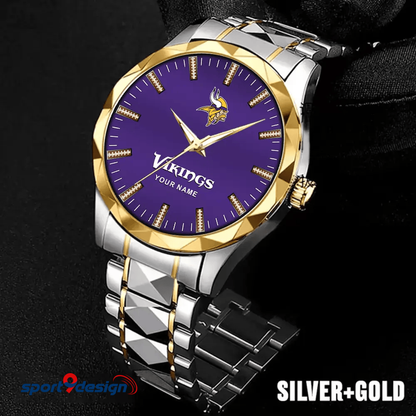 Minnesota Vikings Luxury Diamond Men Watch Trending 2025