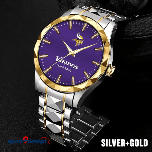 Minnesota Vikings Luxury Diamond Men Watch Trending 2025