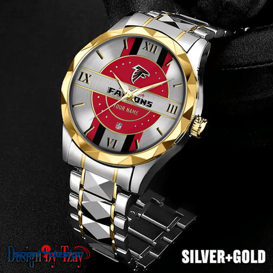 Atlanta Falcons Business Watch For Men Automatic Mechanical Stainless Steel Band 2025