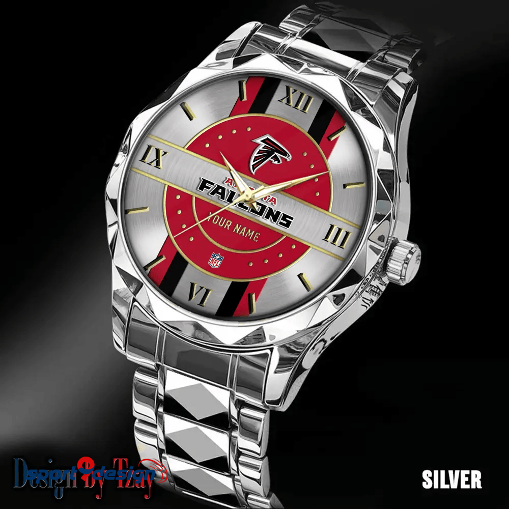 Atlanta Falcons Business Watch For Men Automatic Mechanical Stainless Steel Band 2025