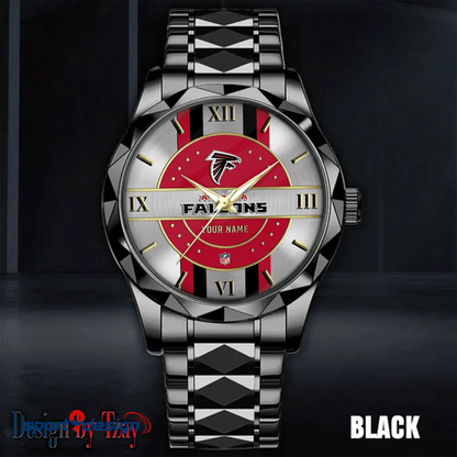 Atlanta Falcons Business Watch For Men Automatic Mechanical Stainless Steel Band 2025