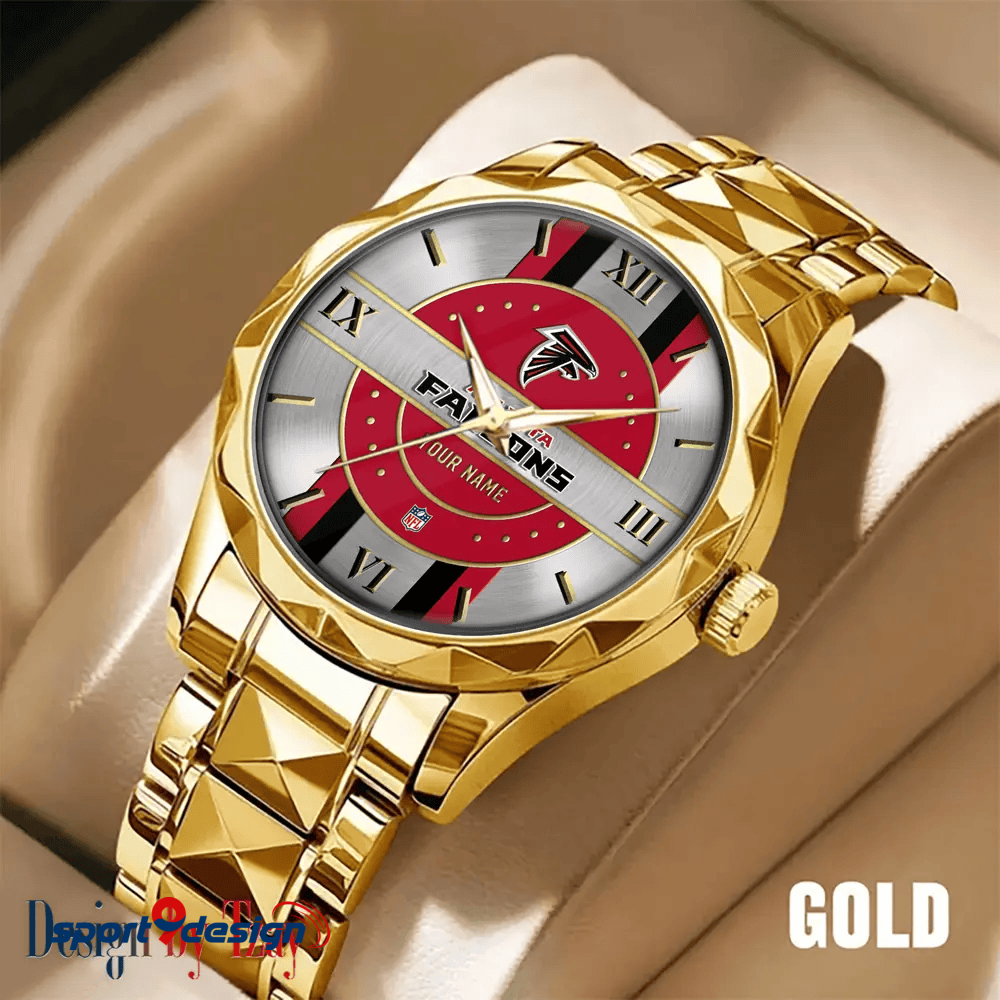 Atlanta Falcons Business Watch For Men Automatic Mechanical Stainless Steel Band 2025
