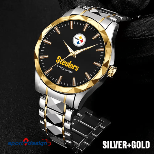 Pittsburgh Steelers Luxury Diamond Men Watch Trending 2025